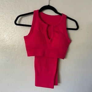 Two piece athletic wear set